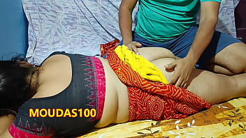 Newlywed Desi Wife Nisha In Saree – Sensual Full Body Massage