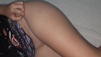 My Stepsister Flashes Her Tight Ass At Me While We’re Watching Tv Together