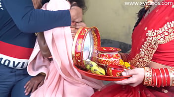 Sizzling Desi Karwa Chauth Night: Hindi Lust Unleashed